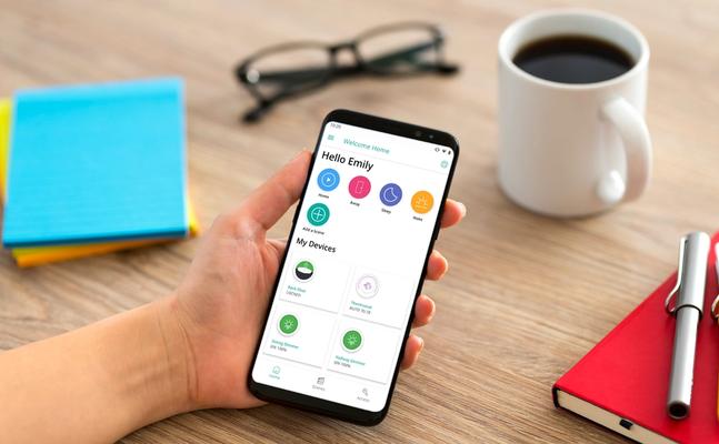 smartrent 2.0 mobile app homepage screen