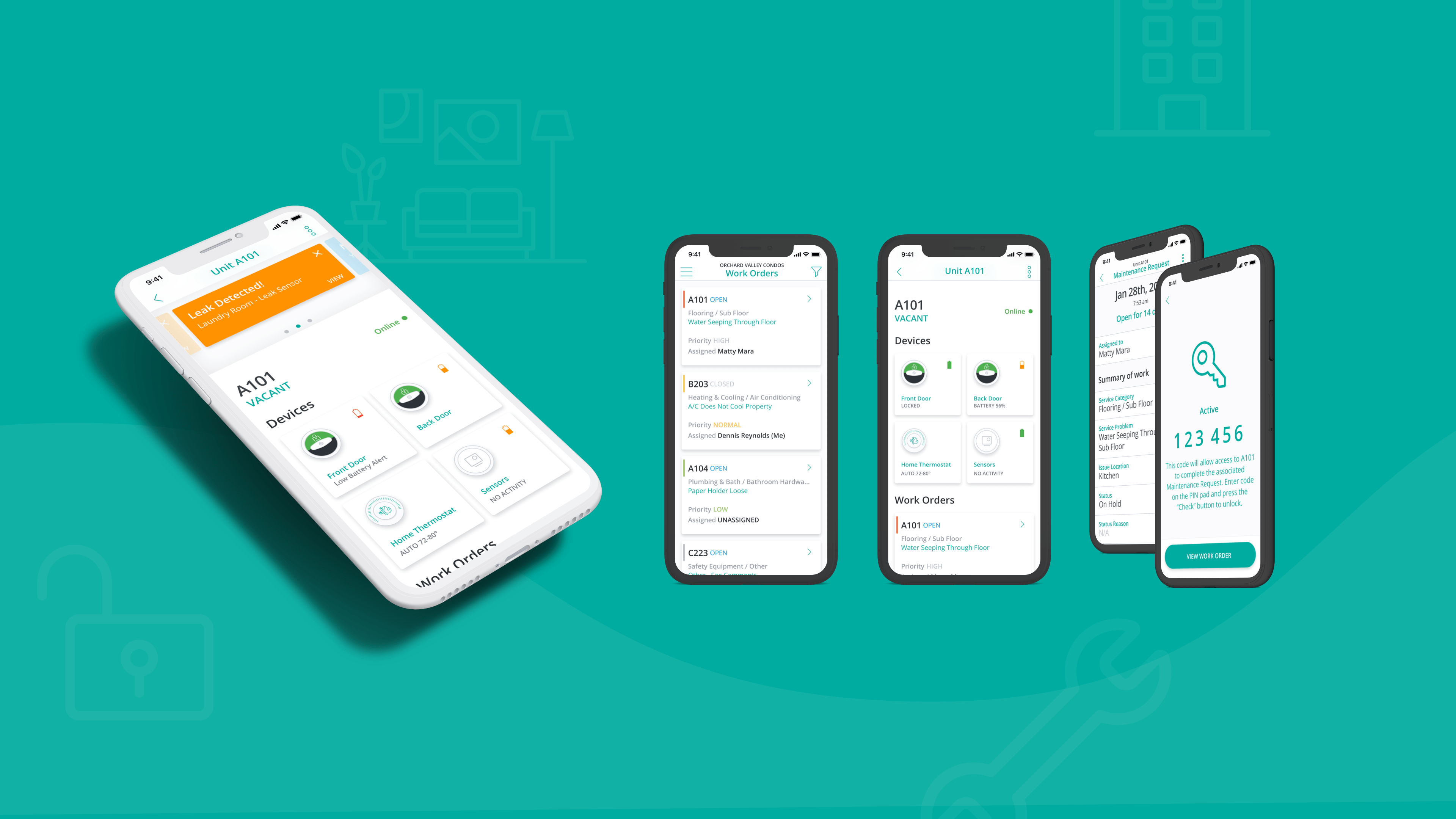 SmartRent's Community Manage mobile app screen