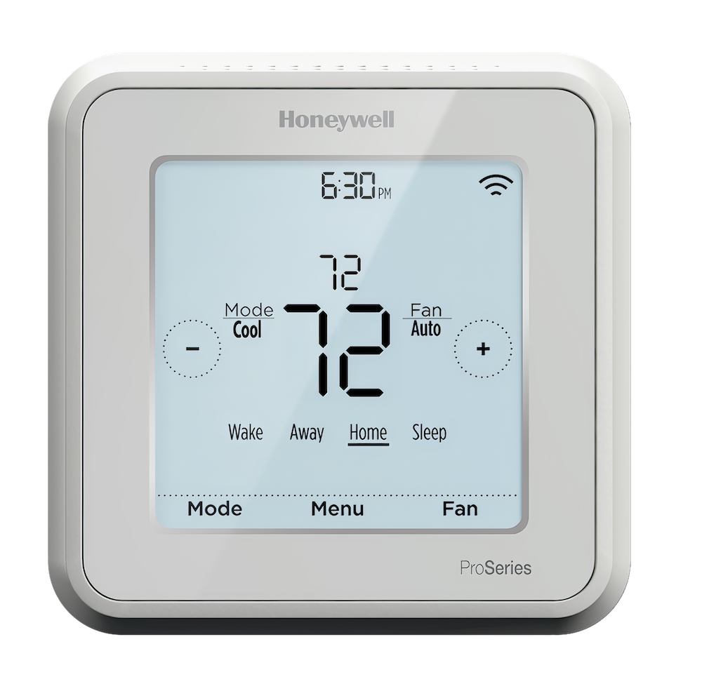 image of a honeywell thermostate