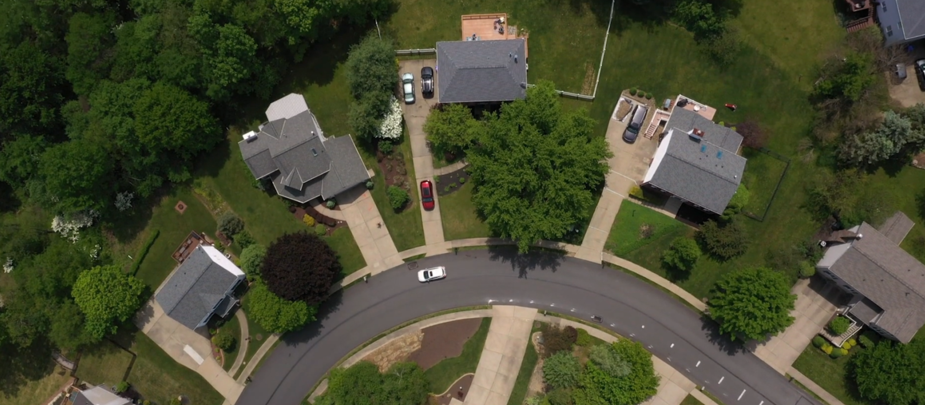 Neighborhood of Build to Rent homes.